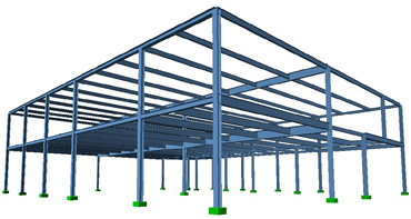 structures en charpente métallique